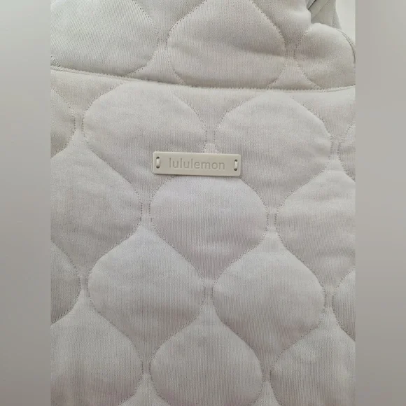 Lululemon✨Scuba Oversized Quilted Half Zip✨Plush Insulated Bone cream✨ NEW✨XL - Picture 9 of 16